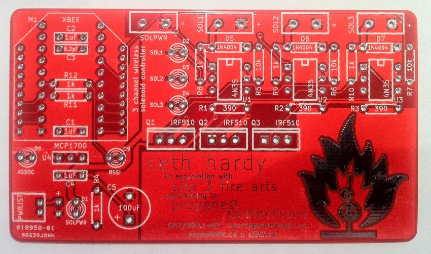 Business card PCB